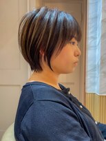 ロンド ブランシュ 錦糸町北口(Lond blanche)&nbsp;縮毛矯正　丸みショート　髪質改善　ブリーチ縮毛矯正