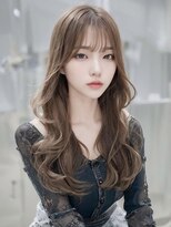 オリンテ バイ レシッド 表参道(orente by rcid)&nbsp;韓国レイヤーロング美髪グレージュアッシュインナーグレージュ