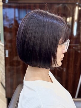 キャラ 池袋本店(CHARA) 20代30代40代ラベンダーカラー◎ミニボブ【池袋/ショートボブ】