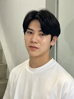 クロト(Clotho) センターパート/波巻きツイストスパイラルメンズカットパーマ