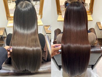 アビント バイ レシッド 武蔵小杉(abinto by rcid)の写真/《ナチュラルな仕上がりのストレートへ♪》酸性ストレートでダメージレスにサラツヤストレートが実現◎