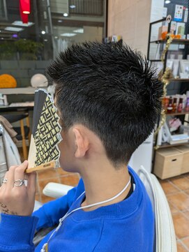 ルナ 大船店(LUNA) フェード気味の束感ショート