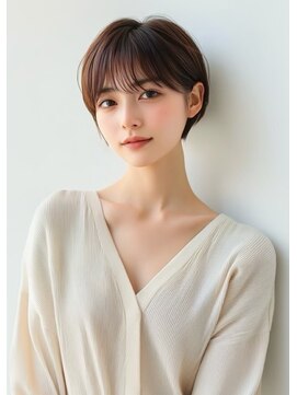 ネックス 表参道本店(nex) #ショートボブ#ハイライト#白髪ぼかし#白髪#白髪染め