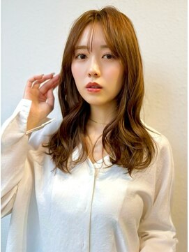 モッズヘア 上尾西口店(mod's hair) 大人可愛いミルクティーベージュロング艶◎透明感カラーp上尾