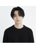 エルデ ナインズ ヘアー スタンド 川口店(elde 9's HAIR STAND)&nbsp;MEN’S HAIR/ブルーブラック/フェザーパーマ