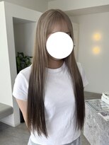 レノ 直江店(RENO)&nbsp;裾カラー/ミルクティーベージュ/髪質改善カラー