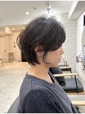 30代40代50代白髪ぼかし丸みショートくびれショート