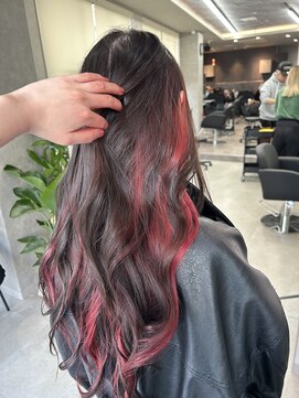 ジゼル 筑紫野(GiseL) 赤インナーカラー