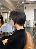 前下がりショートボブ