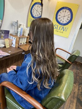 スロウ(SLOW)の写真/憧れのロングヘアも叶う!編み込みエクステで、なりたい自分に出会えるサロン♪
