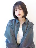 内巻き似合わせ小顔ボブ