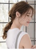 【RAWR】ヘアセット　ねじりポニーテール