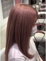 アース 会津若松店(HAIR&MAKE EARTH)&nbsp;明るめピンクベージュ×透明感カラー