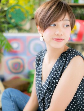 カバーヘア ブリス 上尾西口店(COVER HAIR bliss) *+COVER HAIR+*…キュート&シンプル!前下がりの小顔ショートa