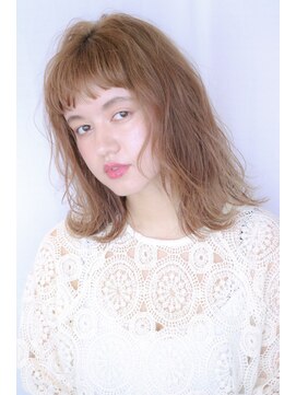 ネオリーブニコ 大井町店(Neolive Nico) 【neolive nico 大井町店】　ほつれパーマ　くびれセミディ