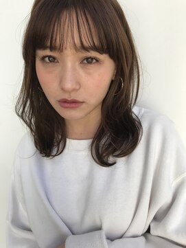 アンアミ オモテサンドウ(Un ami omotesando) 【Ｕｎａｍｉ】　お手入れ簡単！ラフパーマミディ　島田梨沙