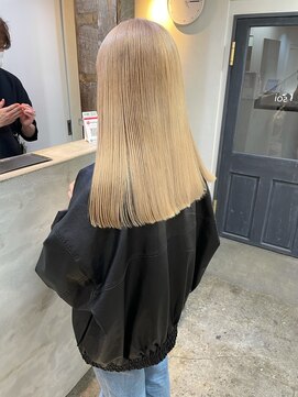 ソイ 下北沢(soi) 【milk tea beige】ハイトーンロング / ミルクティーカラー