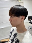 韓国ヘアーおしゃれショート刈り上げマッシュ