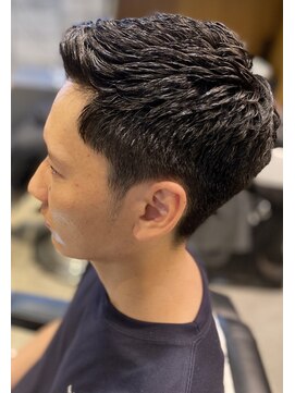 フランクスバーバーリザーブ 人形町店(FRANK’S BARBER RESERVE) 濡れパンナチュラルベリーショートS