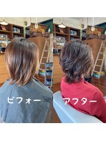 スミカ(sumica)&nbsp;#ウルフヘア #モカベージュ #髪質改善カラー
