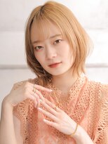 クラッチ 名古屋(CLUTCH)&nbsp;大人可愛い小顔美髪ツヤ髪外ハネボブ薄めバングA3