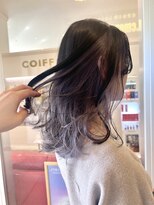 コワファースト  させぼ五番街店(COIFF1RST)&nbsp;ホワイトラベンダー×アンブレラカラー