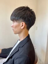メンズカット バイ ソイクフ(メンズカット by SOY-KUFU)&nbsp;MEN'SHAIRアッシュブラックベリーショートダークアッシュ