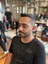 ザマンリバレッジニューヨーク(THE MAN LeverageNewYork)&nbsp;大人海外メンズミリタリーアーミーフェードカット：尾上　雄輝