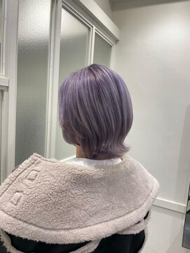 ぷてぃ(petit) ケアブリーチ/ダブルカラー/ボブ/ケアブリーチ/デザインカラー