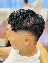 スカイ 亀戸店 (sky)&nbsp;ハイライト/マッシュパーマ/アッシュブラック<理容室>[亀戸]