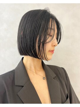 フォト イケブクロ(foto IKEBUKURO) ミニボブ切りっぱなしボブタッセルボブmoeka