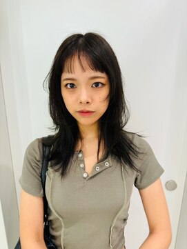 ピークアブー アヴェダ アトレ恵比寿(PEEK-A-BOO AVEDA) 大人可愛い レイヤーロング 顔まわりレイヤー PEEK-A-BOO坂本