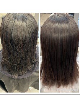 ロア(LQQA) 髪質改善ストレート