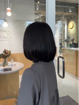 ワッカ(wacca) ボブ　フラットボブ　丸み　美髪