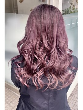 ロペ(ROPE) ピンクパープル×バレイヤージュ　【ROPE横須賀中央】