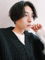 ディッセンバー 神宮前(December) 【laundry】サイドグラデーション/センターパート/ 癖毛風パーマ