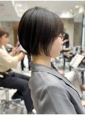 みねスタイル♪ 似合わせ ショート ボブ 30代 40代 小顔 新宿