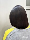 最高峰トリートメントで極上ヘア～マットグレージュで知的に