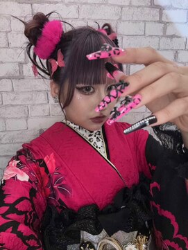 ロテ 名古屋 名駅店(Lote.) くびれヘア/デザインカラー/夏のヘアアレンジ/名古屋