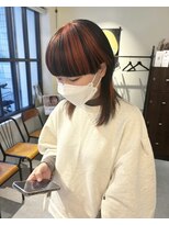 カグヤヒメ ドゥイ(kaguyahime doui) 10代20代30代 ウルフヘア デザインカラー