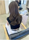 シアーグレージュ/立体感◎オシャレハイライトカラー