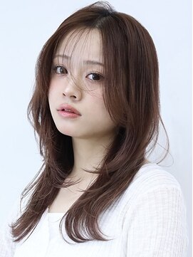 アース 鶴見店(HAIR&MAKE EARTH) レイヤーカット×ストレートヘア