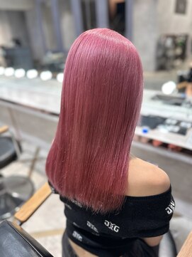 エル ヘアサロン なんば店(eL) シェアーピンクカラー★AYUMI