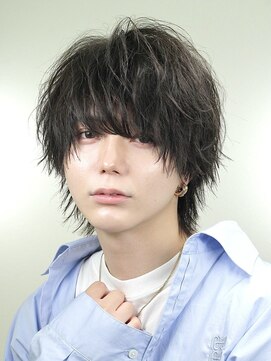 AI TOKYO+Sea MEN'S横浜 MEN'Sパーマ/MEN'Sカット【アイトーキョープラスシーメンズ】 横浜/ラウンドマッシュウルフ/縦落ち/シャドウパーマ