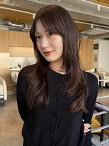 ケイトテイラー(KATETAYLOR)&nbsp;透明感ブラウンカラーロングレイヤー