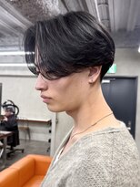 ニコ トウキョウ 渋谷(nico TOKYO)&nbsp;メンズセンターパートウルフセンターパートニュアンスパーマ襟足