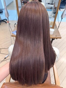 ユニ バイ マグ 長野店(Uni.by Mag) 美髪♪髪質改善カラー大人可愛い艶髪ベージュ