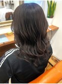 髪質改善 ダークブラウンカラー レイヤーカット 20代 30代 艶髪