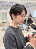 【東 純平】短めハンサムショート+ダークグレージュ