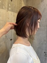 ダコタリッカ(dakota Rikka) ブリーチなし・ピンクブラウンカラー/福岡・薬院髪質改善